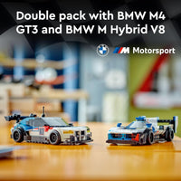 LEGO SPEED CHAMPIONS AUTOS DE CARRERA BMW M4 GT3 Y M HYBRID V8