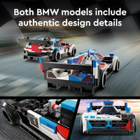 LEGO SPEED CHAMPIONS AUTOS DE CARRERA BMW M4 GT3 Y M HYBRID V8