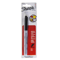 SHARPIE  BLISTER X 1 MARCADOR PERMANENTE FINO NEGRO